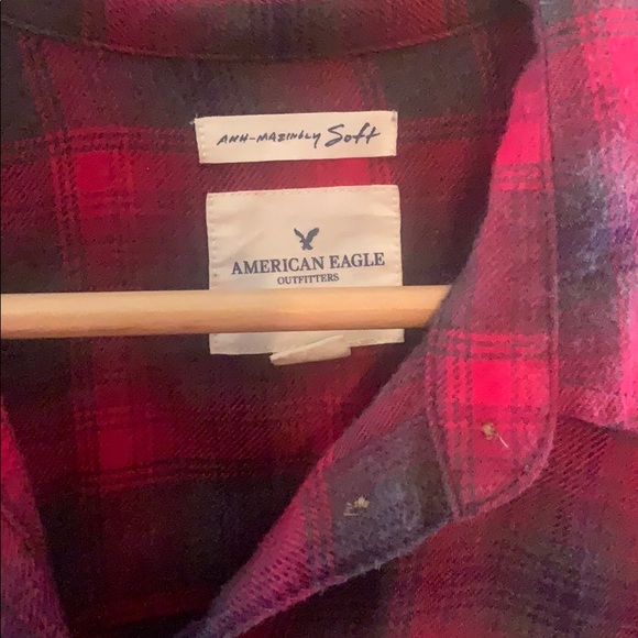 Boyfriend Fit Plaid Shirt - Picture 3 of 4